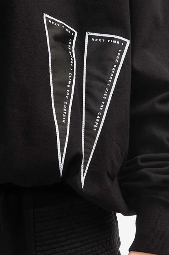 μαύρο Βαμβακερή μπλούζα Rick Owens