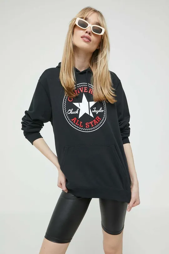 black Converse sweatshirt