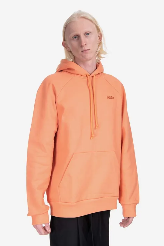 orange 032C cotton sweatshirt Terra Reglan Hoodie Unisex