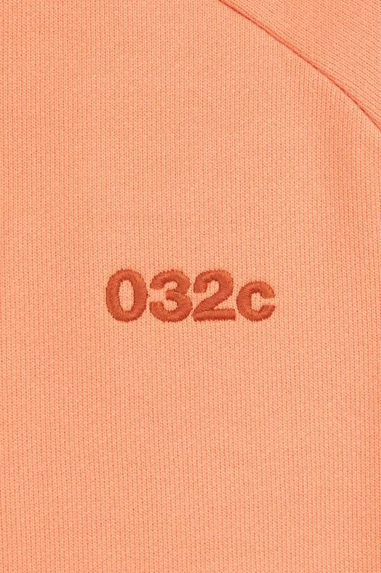 πορτοκαλί Βαμβακερή μπλούζα 032C Terra Reglan Hoodie