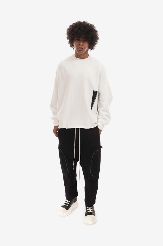 Rick Owens cotton sweatshirt white