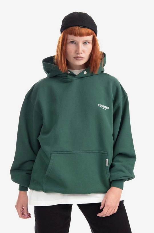 green Represent cotton sweatshirt Owners Club Unisex