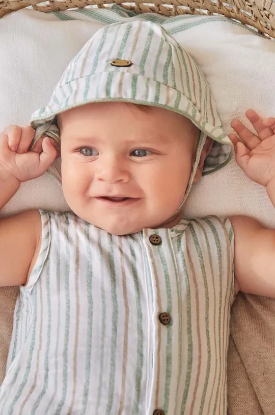 Mayoral Newborn czapka i body niemowlęce 100 % Bawełna