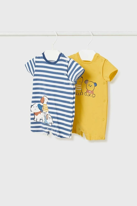 Βρεφικά φορμάκια Mayoral Newborn 2-pack πολύχρωμο