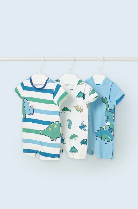 modra Body za dojenčka Mayoral Newborn 3-pack Fantovski