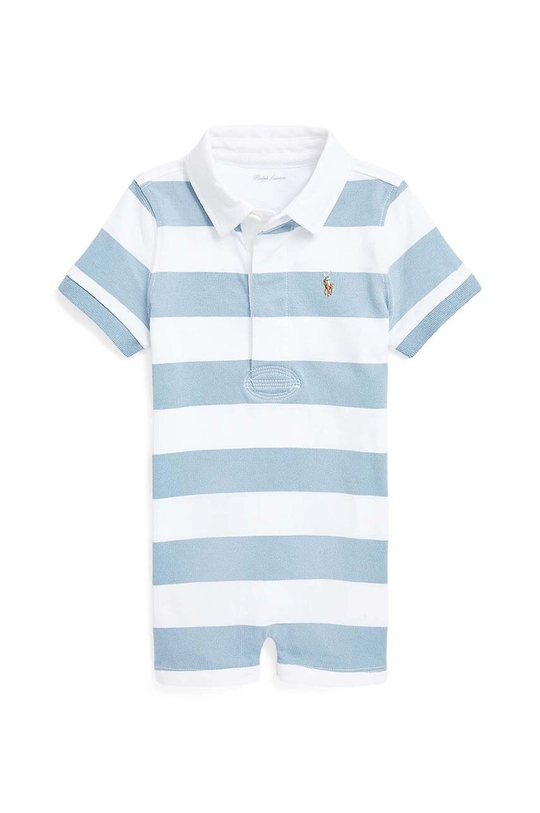 plava Pamučni kombinezon za bebe Polo Ralph Lauren Za dječake