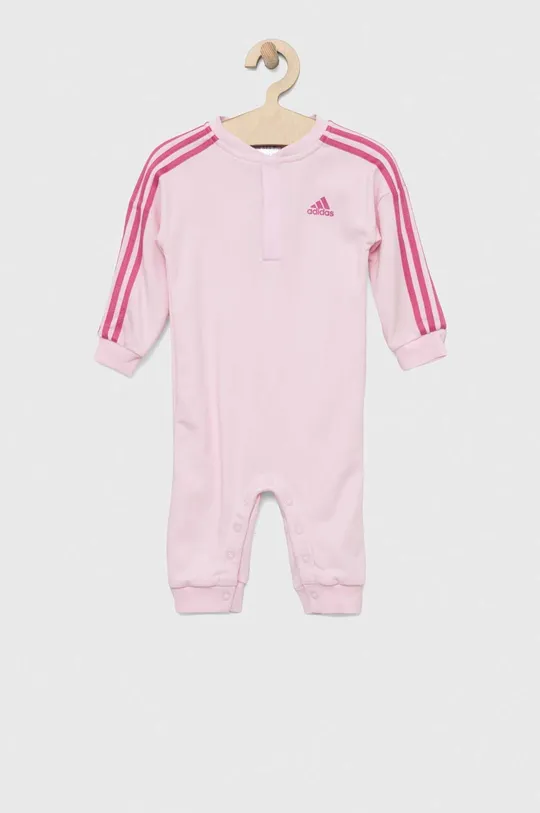 różowy adidas pajacyk niemowlęcy I 3S FT Dziewczęcy