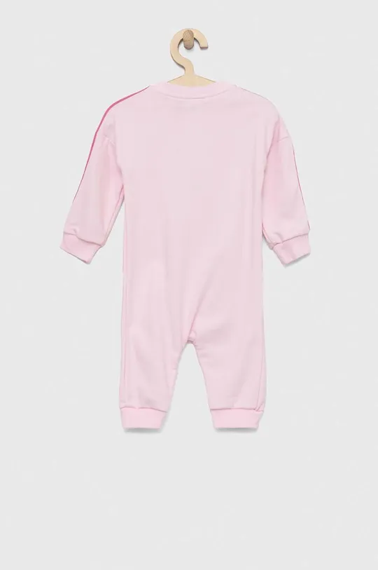 Дитячі повзунки adidas I 3S FT рожевий