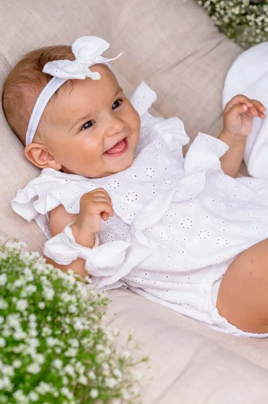 λευκό Βαμβακερά φορμάκια για μωρά Jamiks Για κορίτσια
