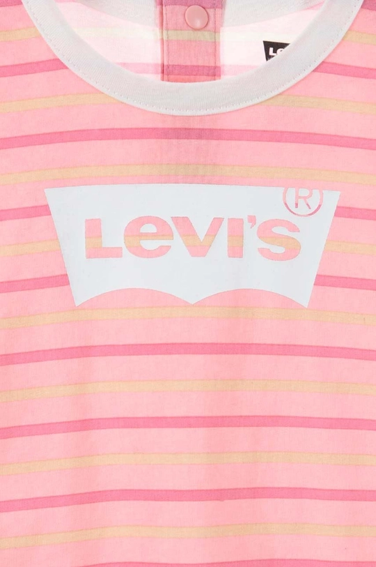 Pamučni kombinezon za bebe Levi's 2-pack  100% Pamuk