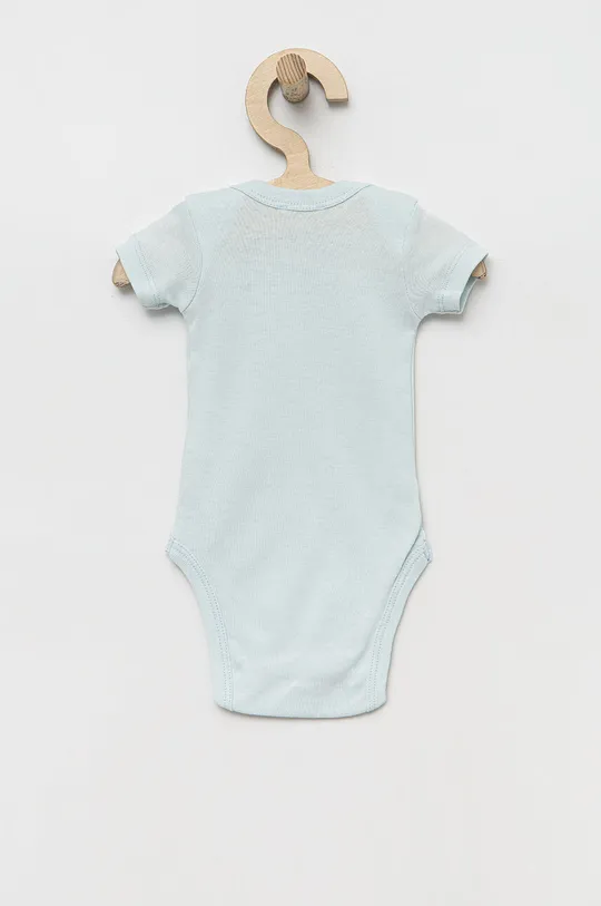 niebieski United Colors of Benetton body bawełniane niemowlęce 2-pack