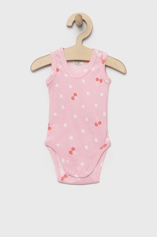 Pamučni bodi za bebe United Colors of Benetton 2-pack  100% Pamuk