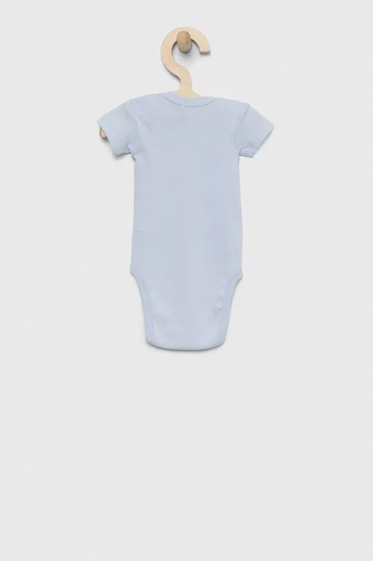 niebieski United Colors of Benetton body bawełniane niemowlęce 3-pack