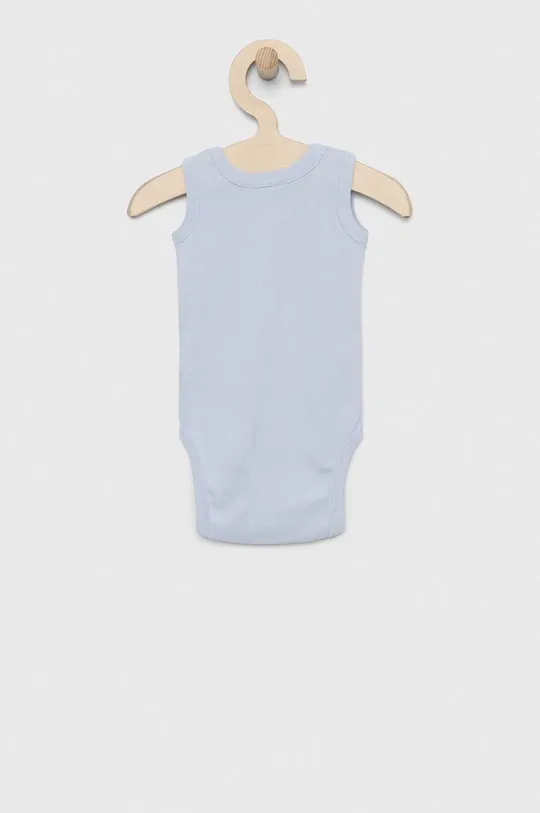 niebieski United Colors of Benetton body bawełniane niemowlęce 3-pack