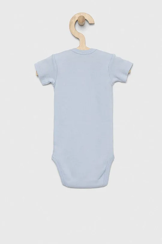niebieski United Colors of Benetton body bawełniane niemowlęce 2-pack