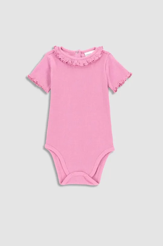 fioletowy Coccodrillo body bawełniane niemowlęce Dziewczęcy