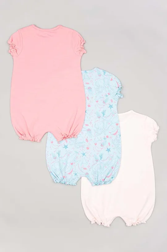 zippy rampers bawełniany niemowlęcy 3-pack multicolor