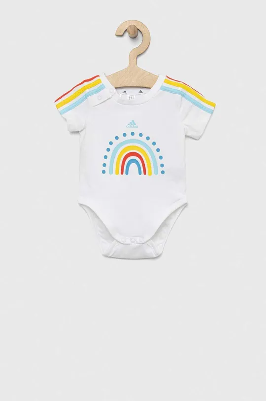 білий Боді для немовлят adidas I 3S GIFT SET Дитячий