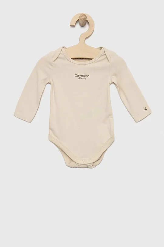 Body za dojenčka Calvin Klein Jeans 3-pack  93% Bombaž, 7% Elastan