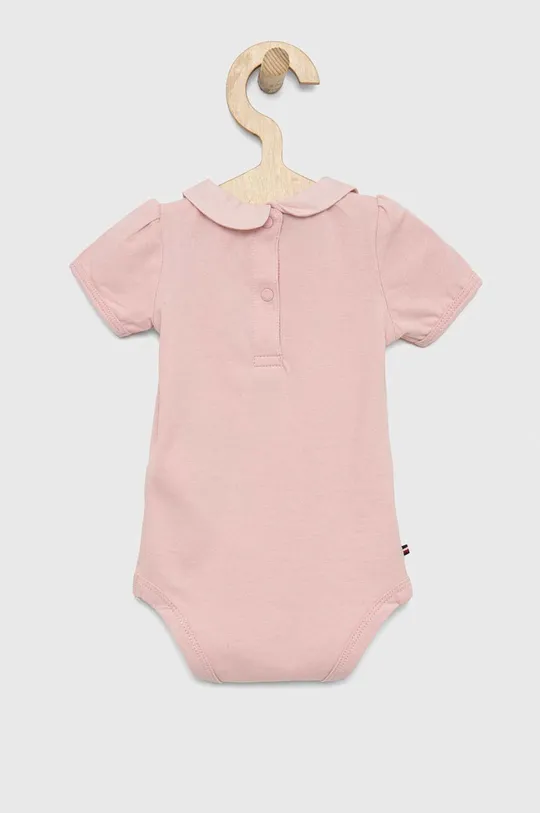 Боді для немовлят Tommy Hilfiger рожевий