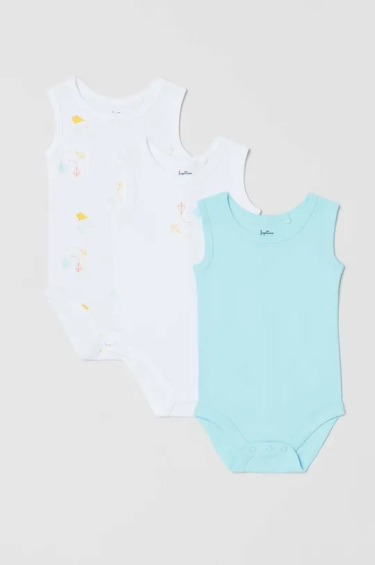 μπλε Βαμβακερά φορμάκια για μωρά OVS 3-pack Παιδικά