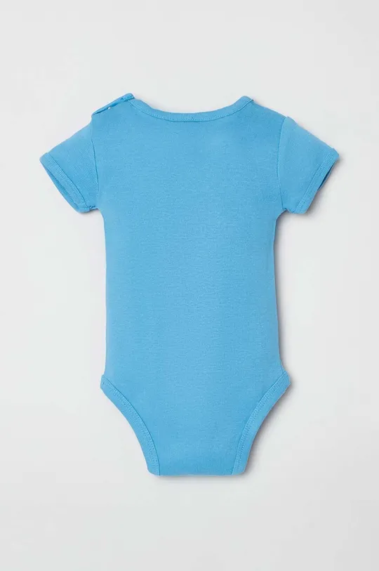 OVS body bawełniane niemowlęce 2-pack niebieski