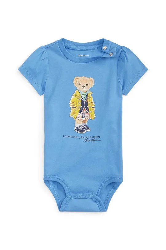 μπλε Βαμβακερά φορμάκια για μωρά Polo Ralph Lauren Παιδικά