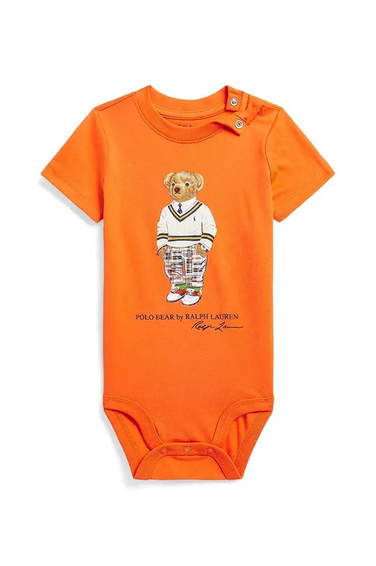 πορτοκαλί Βαμβακερά φορμάκια για μωρά Polo Ralph Lauren Παιδικά