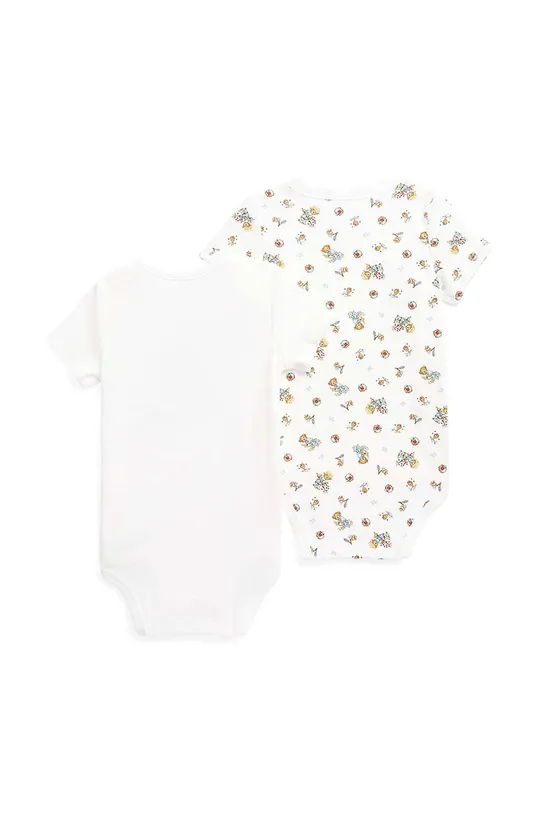 Βαμβακερά φορμάκια για μωρά Polo Ralph Lauren 2-pack λευκό