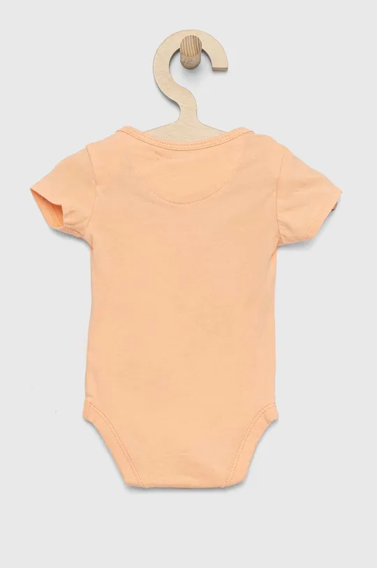 Боді для немовлят Calvin Klein Jeans помаранчевий