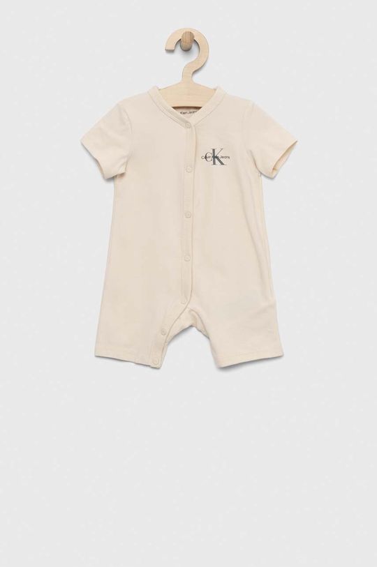 pszeniczny Calvin Klein Jeans rampers niemowlęcy Dziecięcy