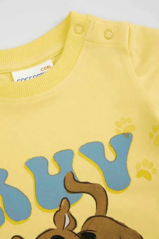 κίτρινο Φορμάκι μωρού Coccodrillo x Scooby Doo