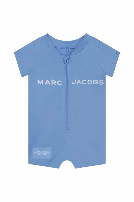 blu Marc Jacobs rampers in cotone neonato/a Bambini