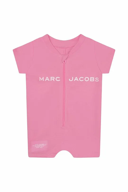 plava Pamučni kombinezon za bebe Marc Jacobs Dječji