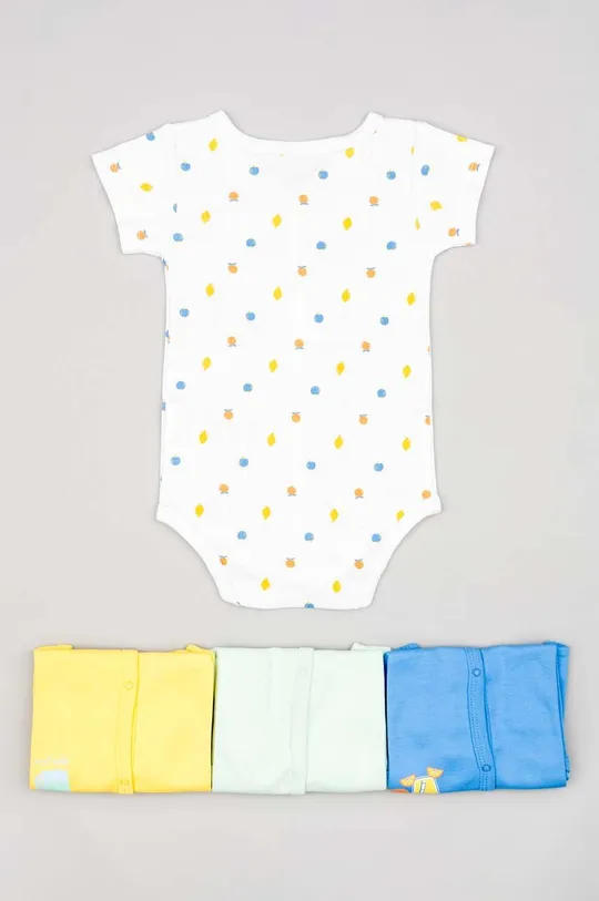 zippy body bawełniane niemowlęce 4-pack multicolor