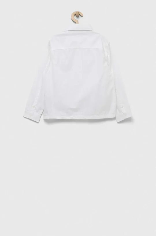 Дитяча бавовняна сорочка Calvin Klein Jeans білий