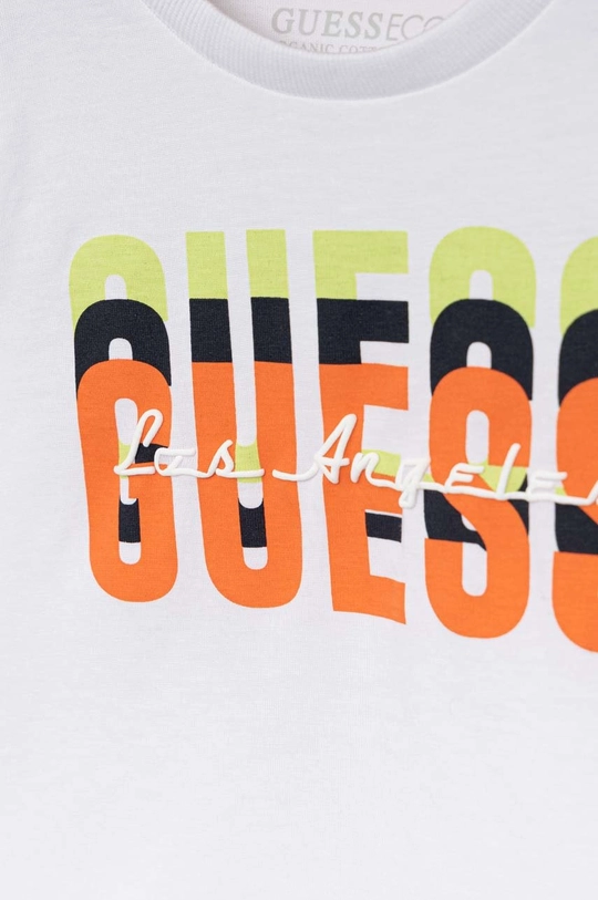 Guess longsleeve bawełniany dziecięcy 100 % Bawełna