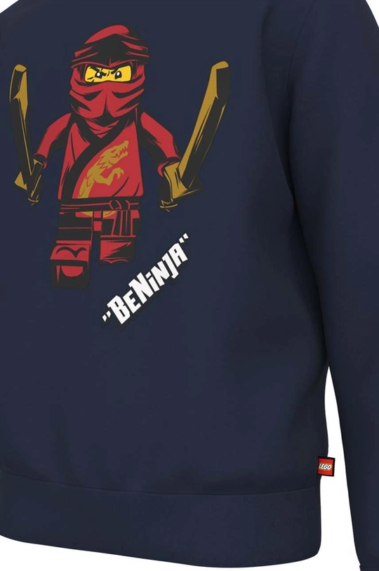 granatowy Lego longsleeve bawełniany dziecięcy x Ninjago