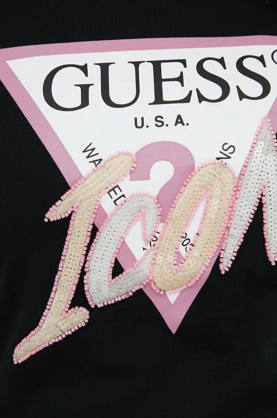 Βαμβακερή μπλούζα με μακριά μανίκια Guess Γυναικεία