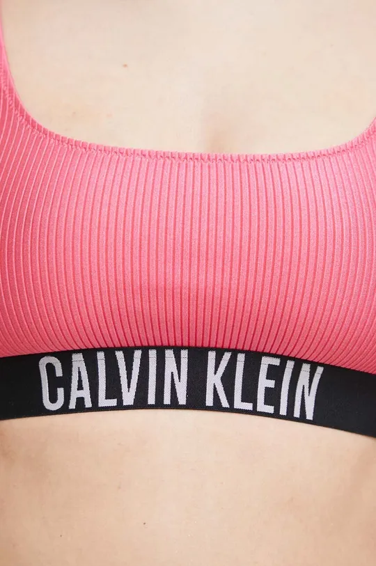 fioletowy Calvin Klein top kąpielowy