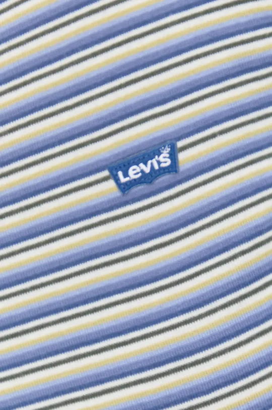 μπλε Βαμβακερή μπλούζα με μακριά μανίκια Levi's