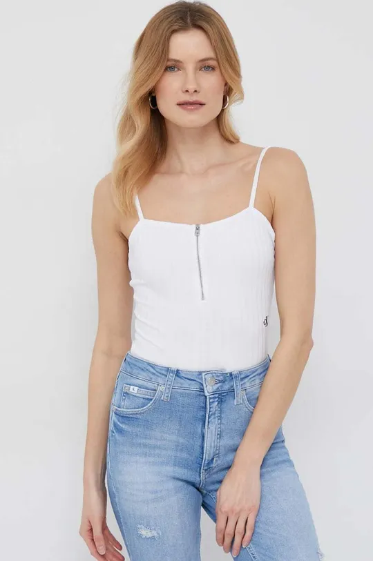 λευκό Κορμάκι Calvin Klein Jeans Γυναικεία