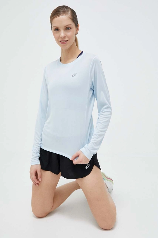 Asics longsleeve do biegania Core niebieski