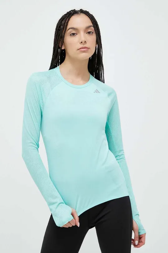 πράσινο Μακρυμάνικο μπλουζάκι για τρέξιμο adidas Performance Adizero Γυναικεία