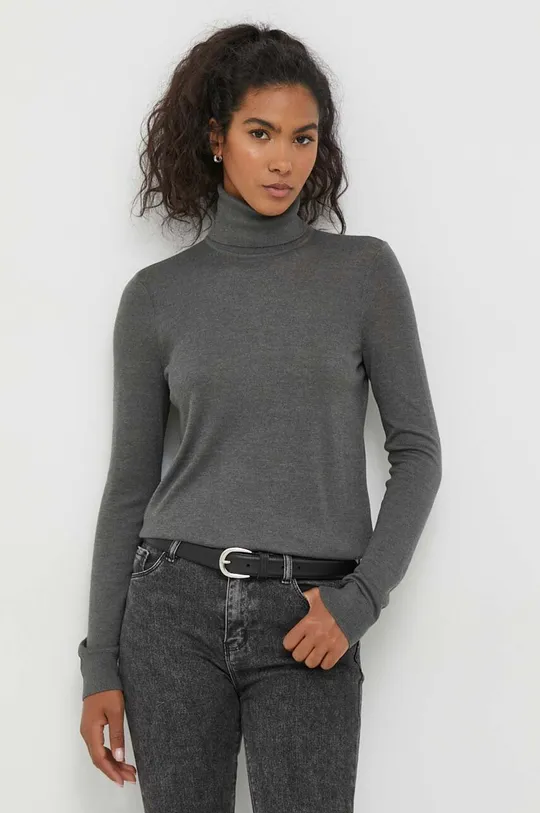 γκρί Ένα πουλόβερ σε μείγμα μεταξιού Lauren Ralph Lauren Γυναικεία
