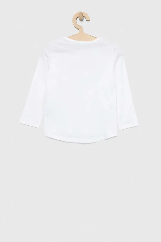 Detská bavlnená košeľa s dlhým rukávom United Colors of Benetton biela