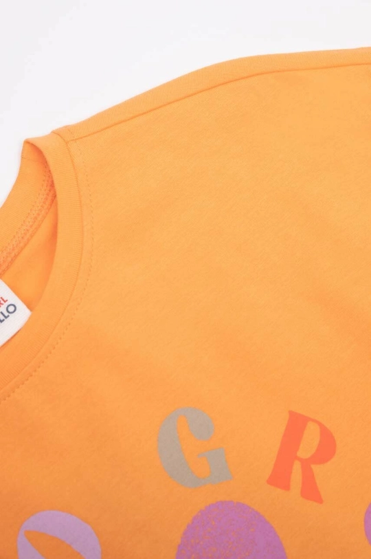 oranžna Otroški longsleeve Coccodrillo