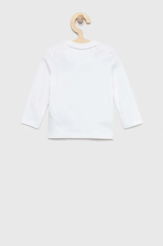 Detské tričko s dlhým rukávom Calvin Klein Jeans biela