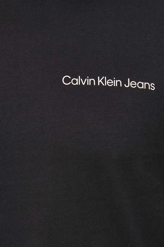 Bavlnené tričko s dlhým rukávom Calvin Klein Jeans Pánsky