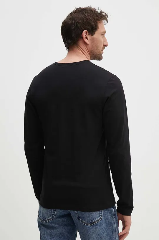 Βαμβακερή μπλούζα με μακριά μανίκια BOSS 3-pack 100% Βαμβάκι